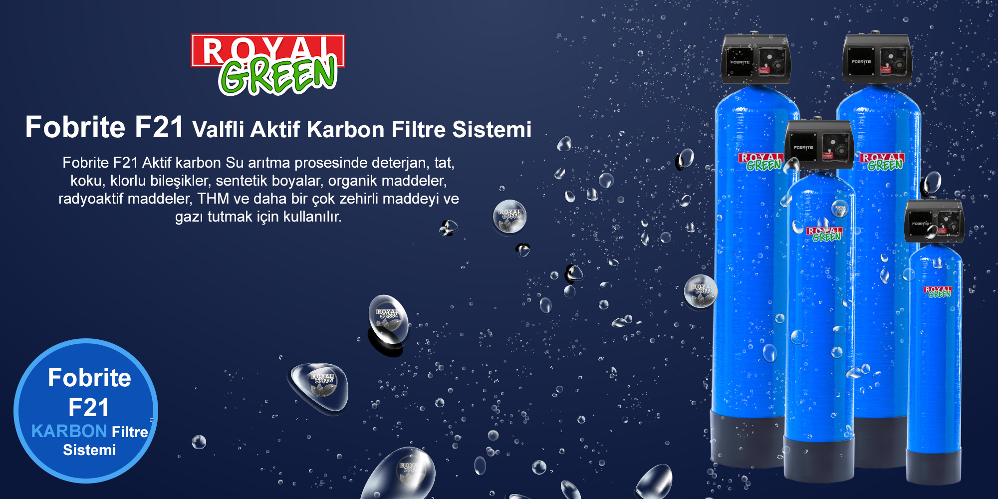 fobrite F21 valfli karbon filtreleme sistemi banner